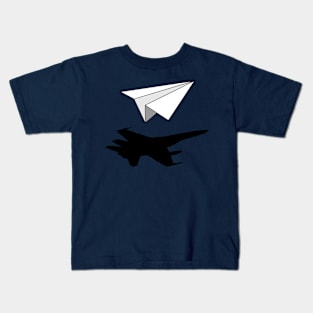 Aeronautical Engineer Paper Airplane Kids T-Shirt